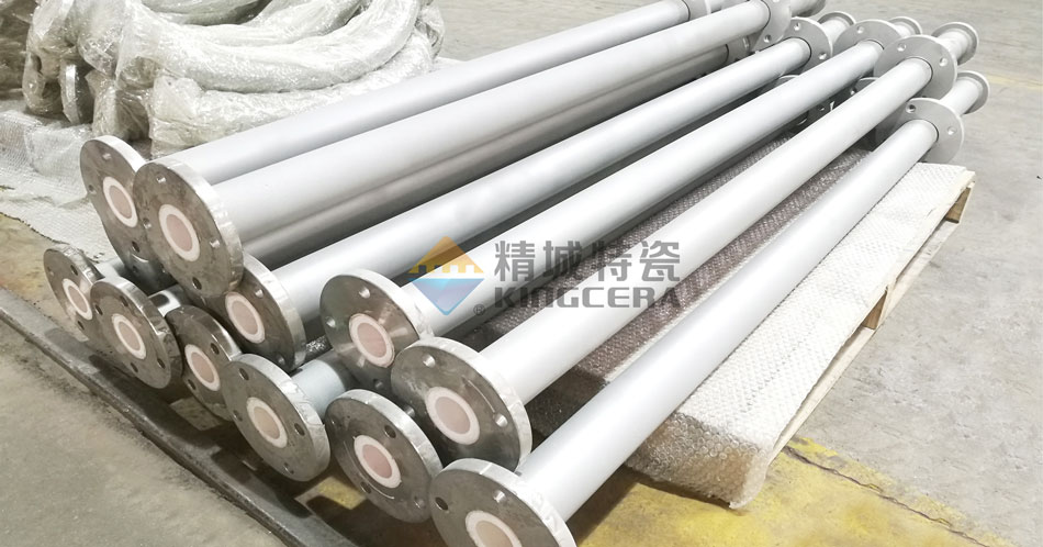 整体成型耐磨陶瓷管道 整体成型耐磨陶瓷管道