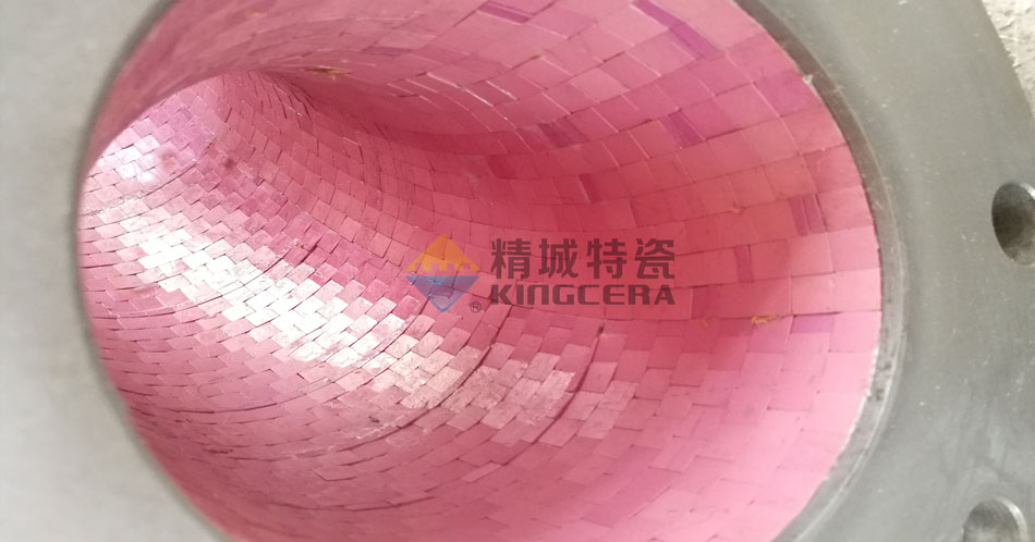 陶瓷贴片耐磨弯头