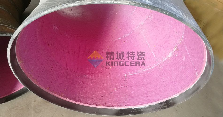 耐磨陶瓷贴片管道(大口径)